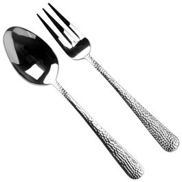 Herdmar Cubiertos Servir Fuente Montana Tenedor 24,9 cm Cuchara 25,5 cm